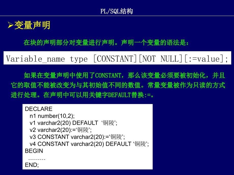 PL_SQL培训文档(共86张)_第5页