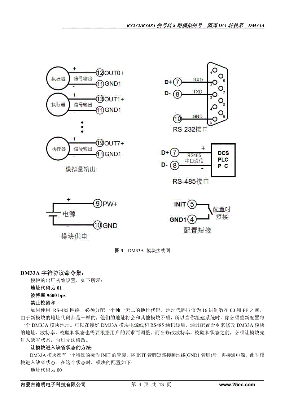 8路数字转模拟产品说明书V1.0_第4页