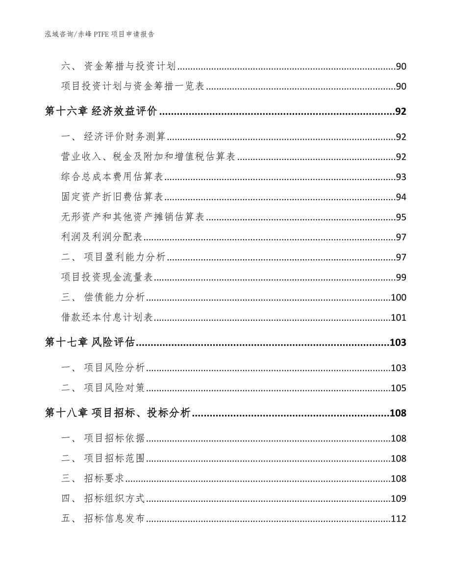 赤峰PTFE项目申请报告_模板范文_第5页