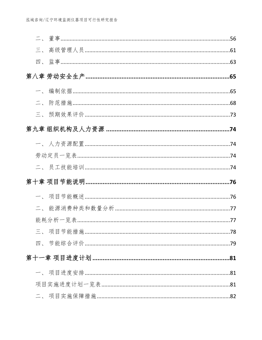 辽宁环境监测仪器项目可行性研究报告模板范本_第4页