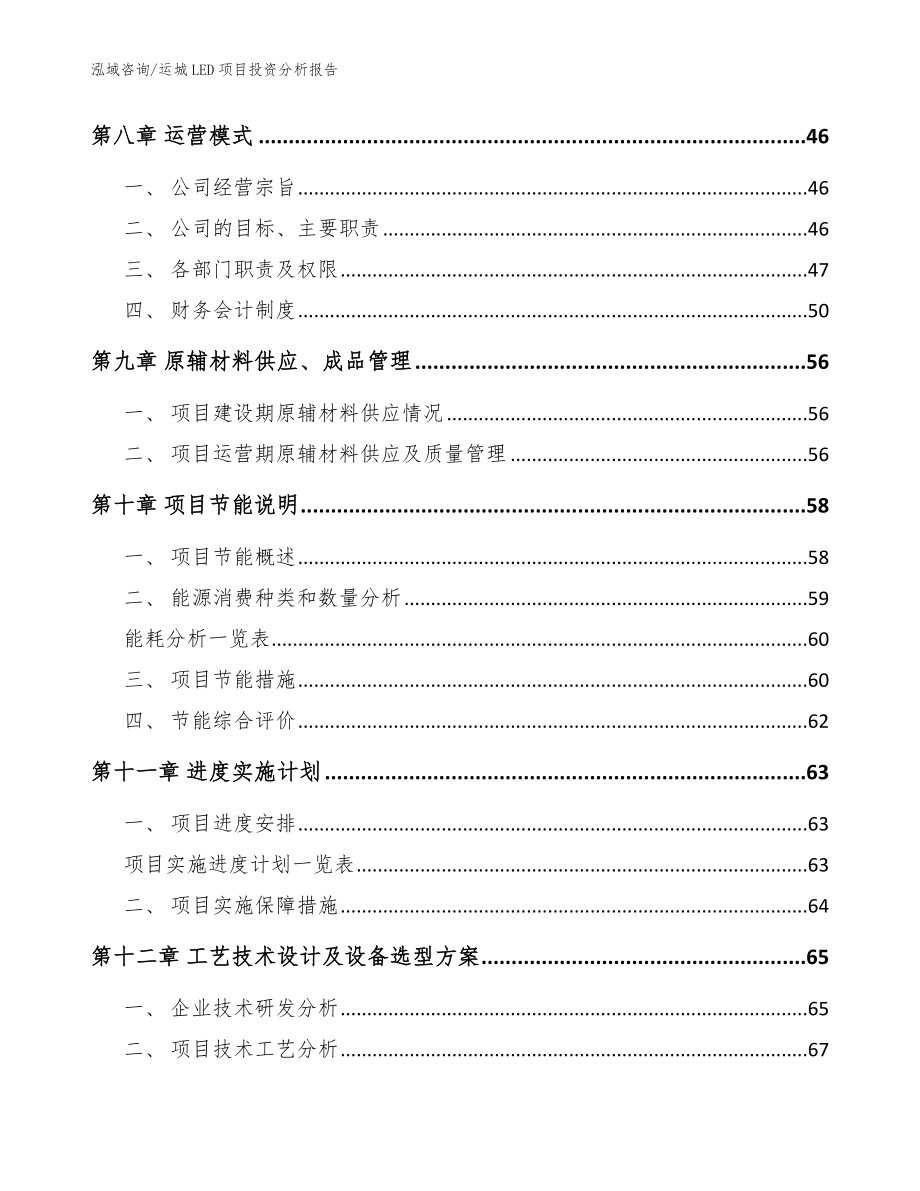 运城LED项目投资分析报告（模板参考）_第4页