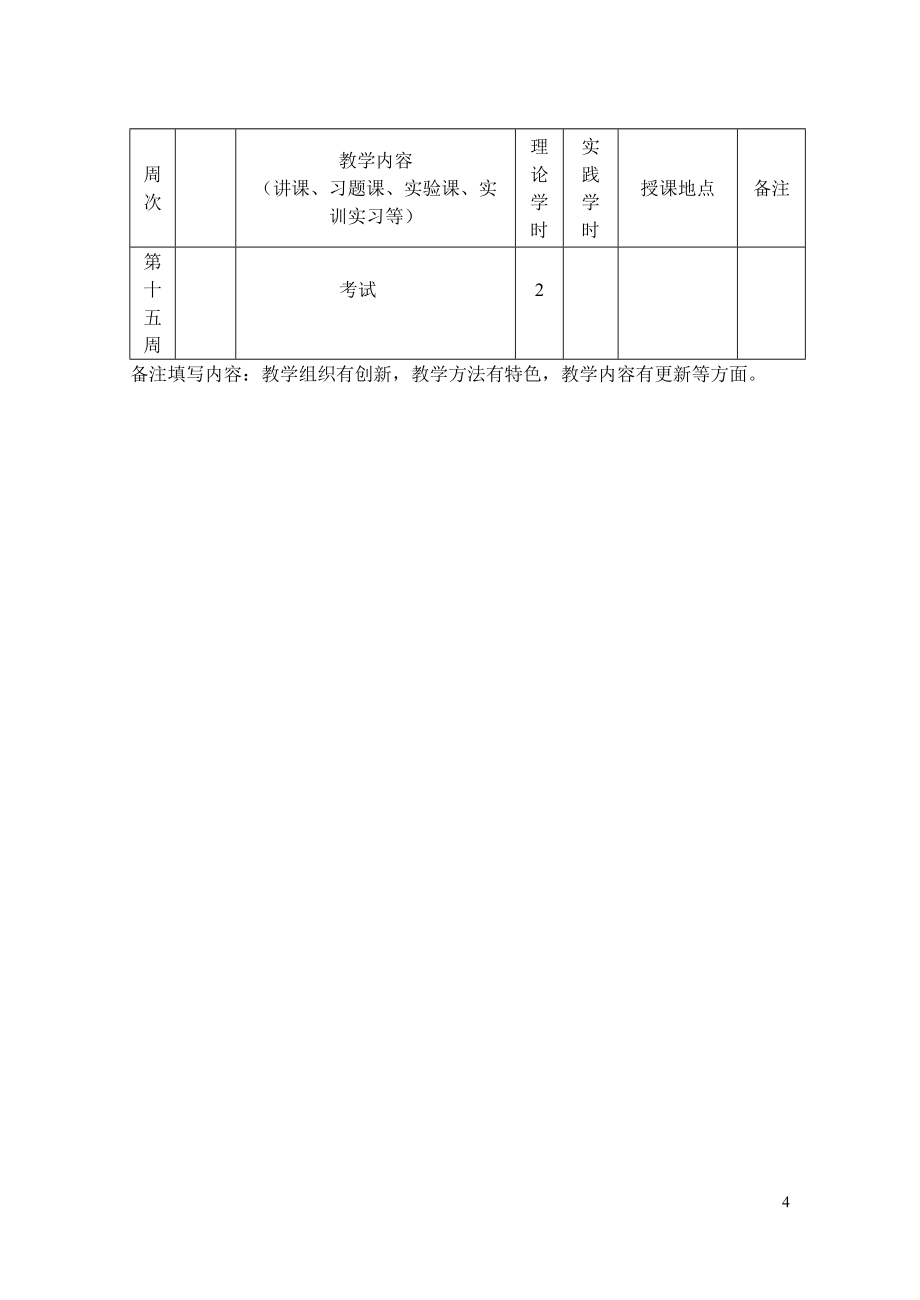 工程监理教学日历_第4页