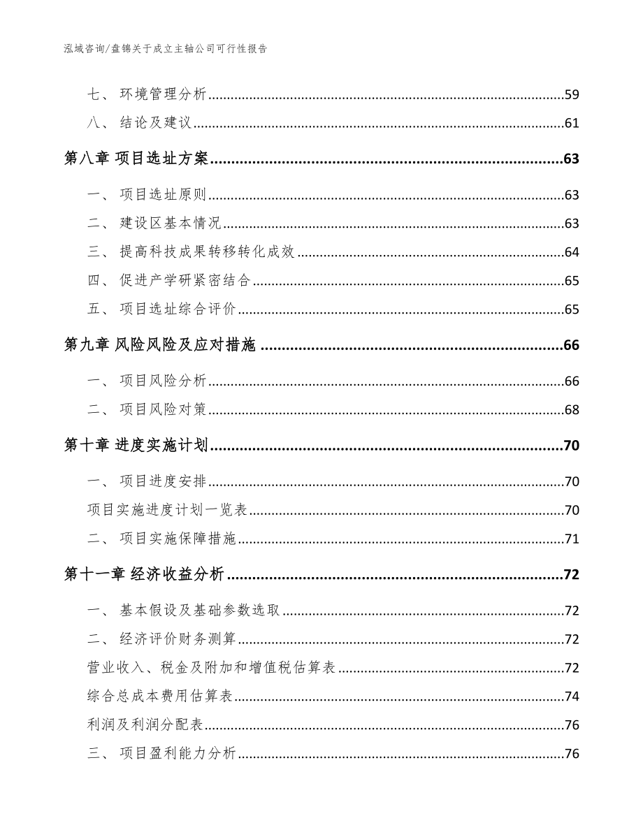 盘锦关于成立主轴公司可行性报告【模板】_第4页