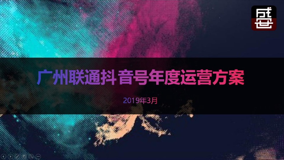 2019广州联通抖音号年度运营方案-43P_第1页