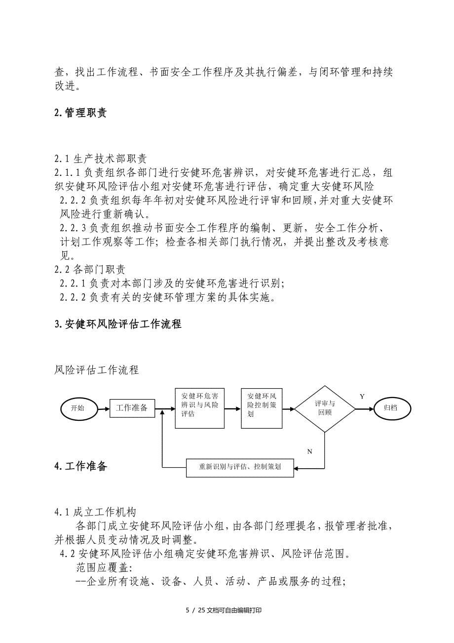 SHE因素识别风险评估和重大危险源管理制度_第5页