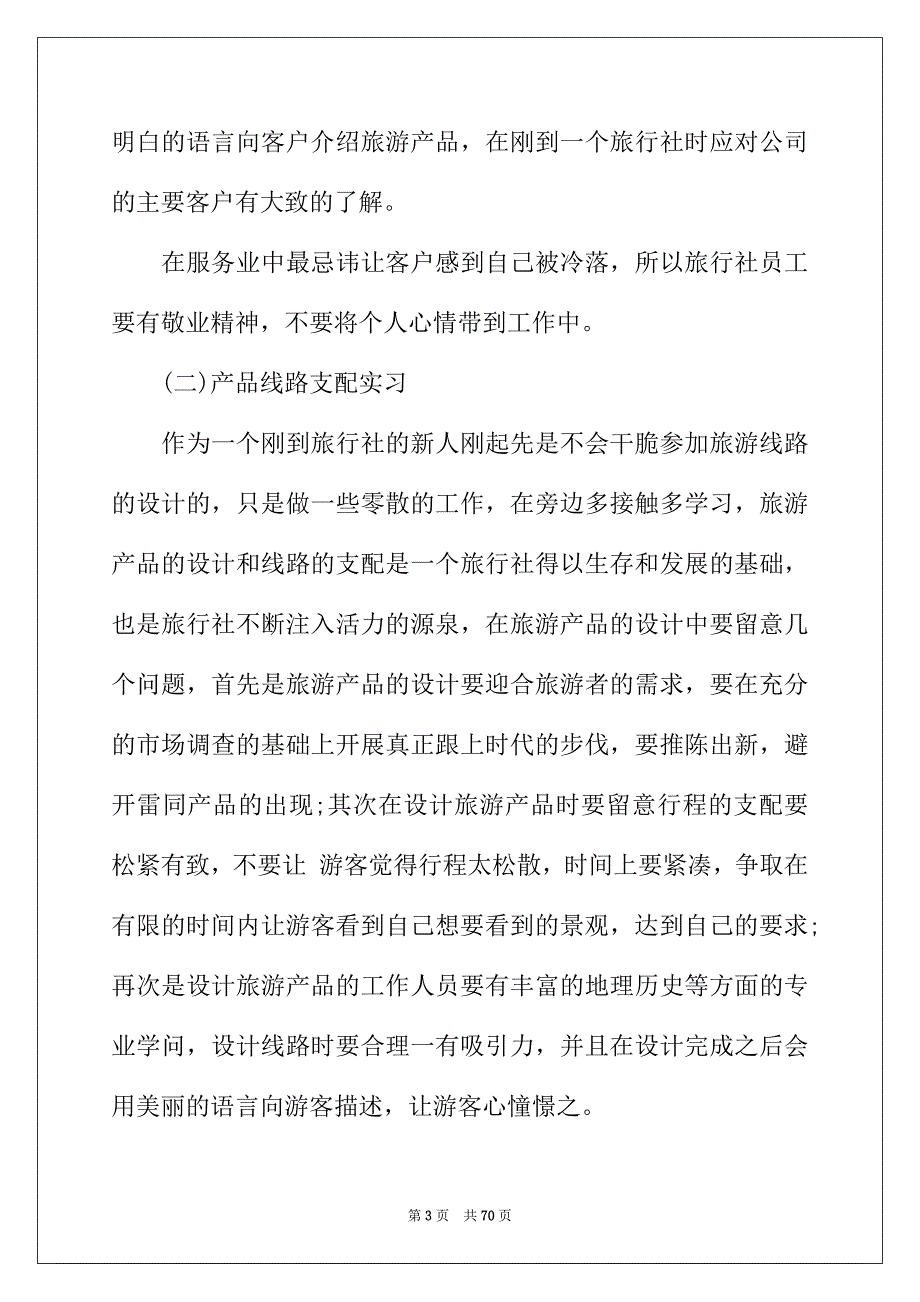 2022年旅行实习报告模板锦集10篇_第3页