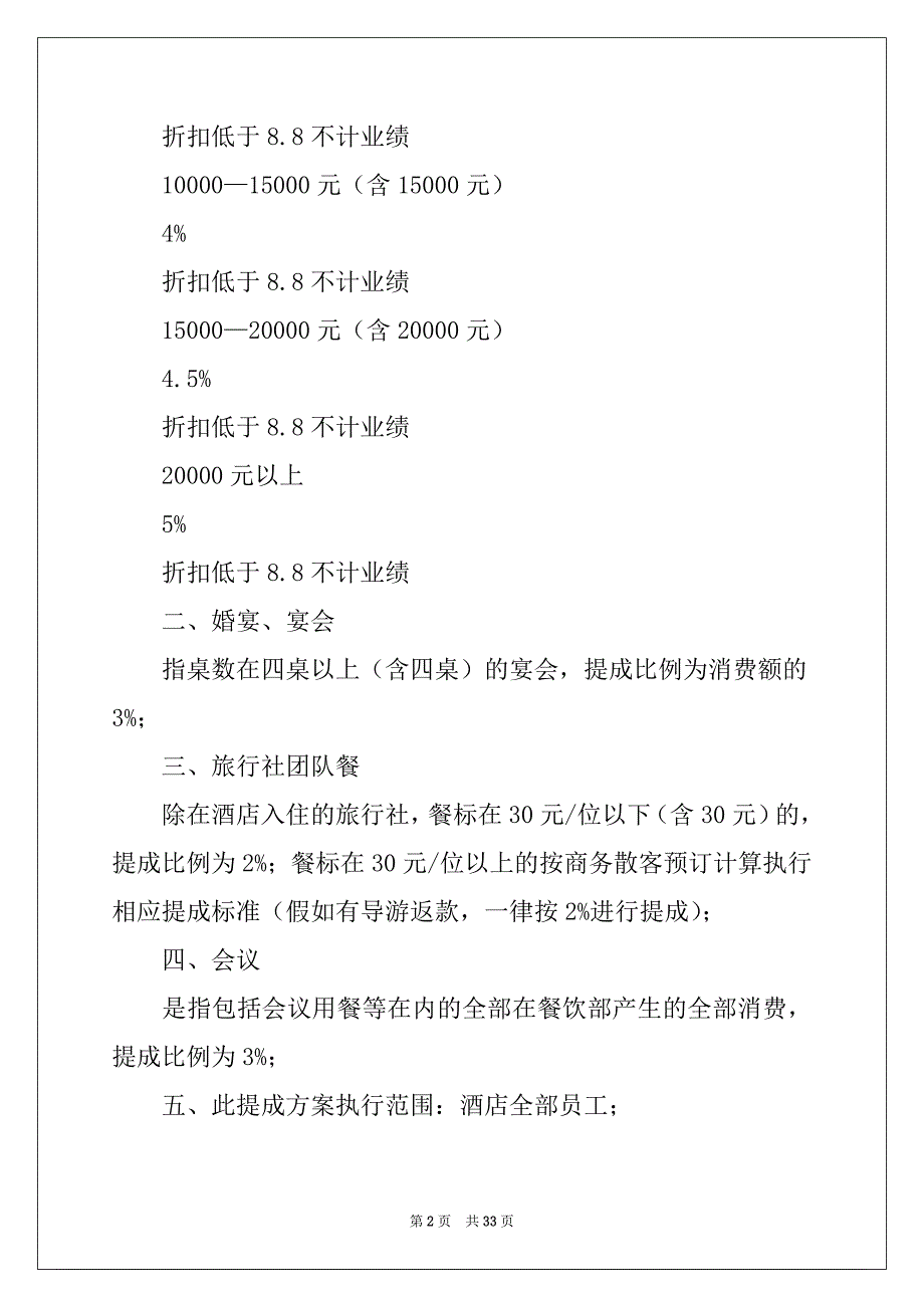 2022年销售提成方案锦集十篇_第2页