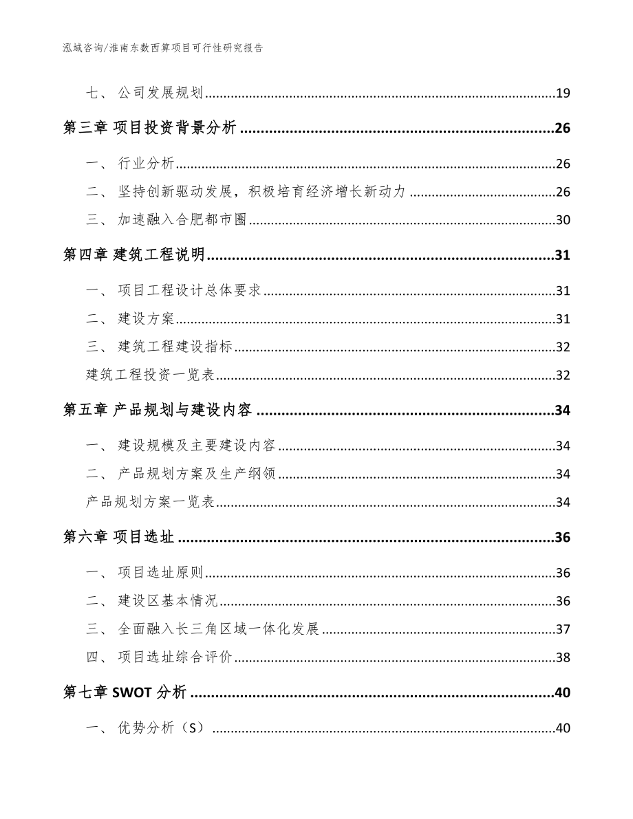 淮南东数西算项目可行性研究报告模板_第2页