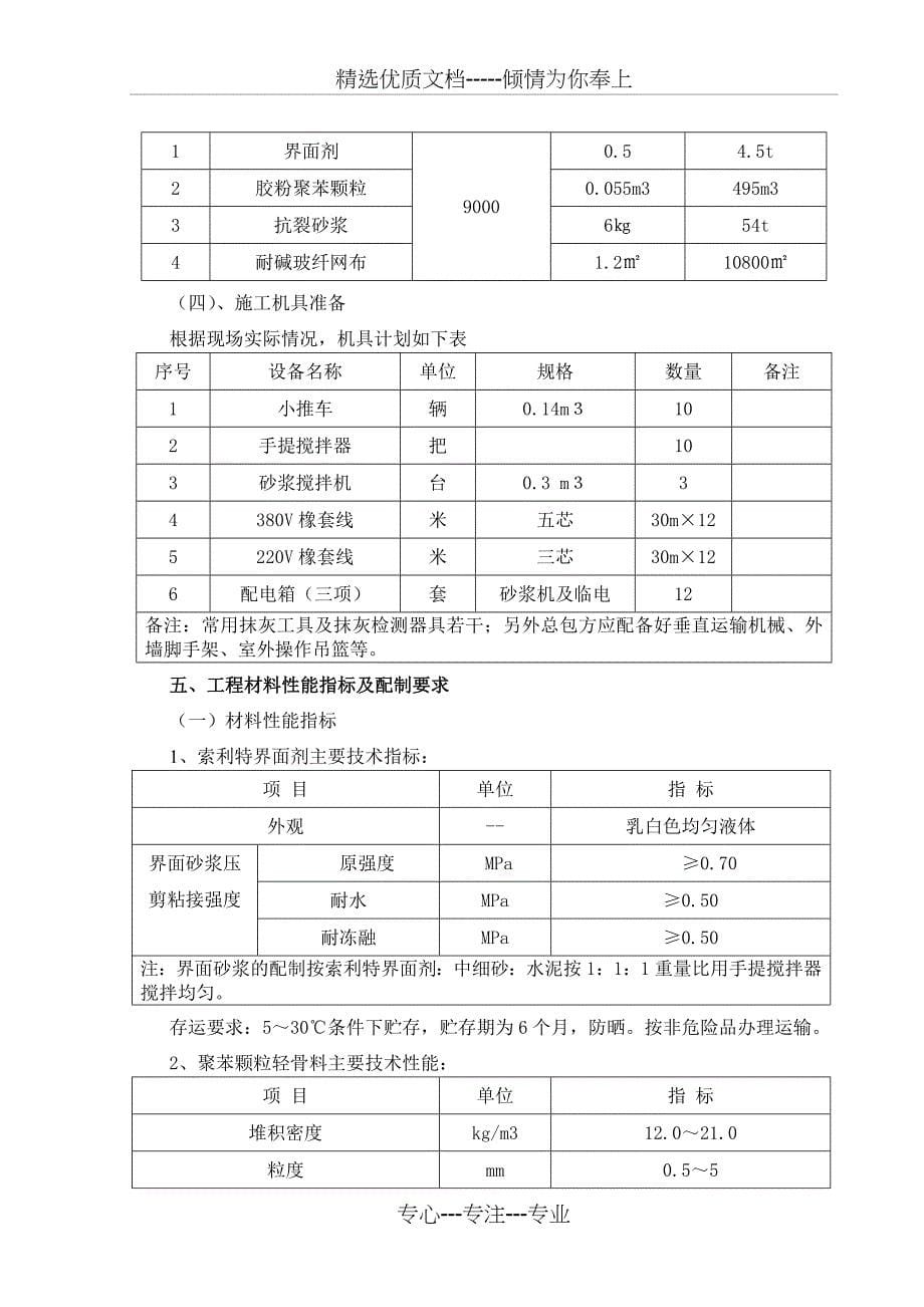 20厚-胶粉聚苯颗粒涂料施工方案_第5页