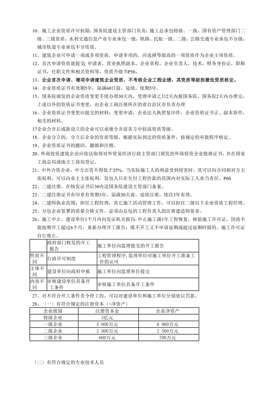 二级建造师考试 建设工程法规及相关知识 考试重点总结 考前划重点_第3页