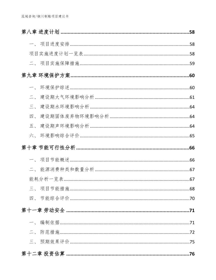 铜川制鞋项目建议书范文_第5页