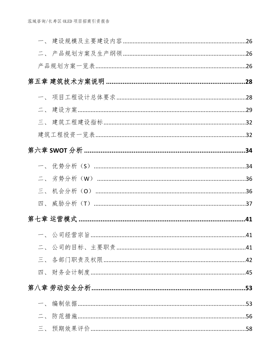 长寿区OLED项目招商引资报告（模板范文）_第3页