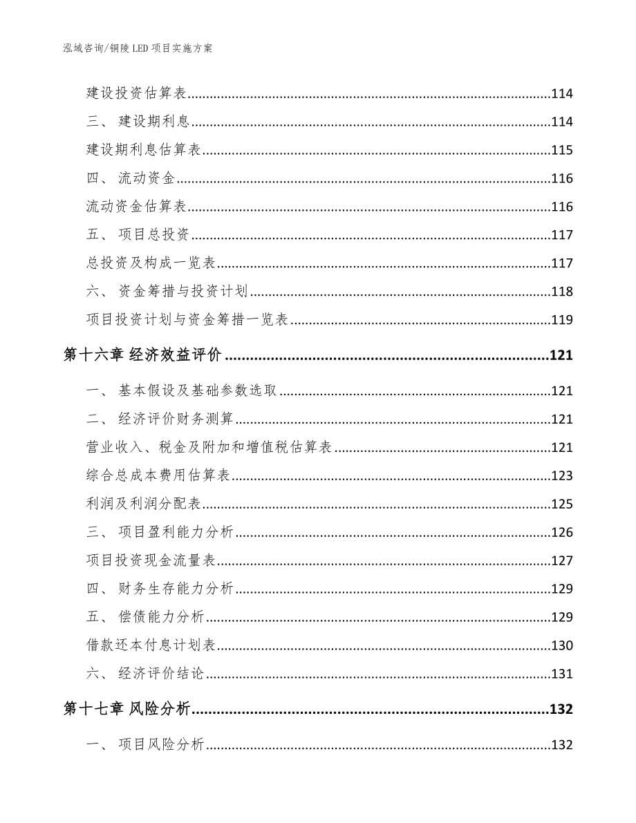 铜陵LED项目实施方案参考模板_第5页