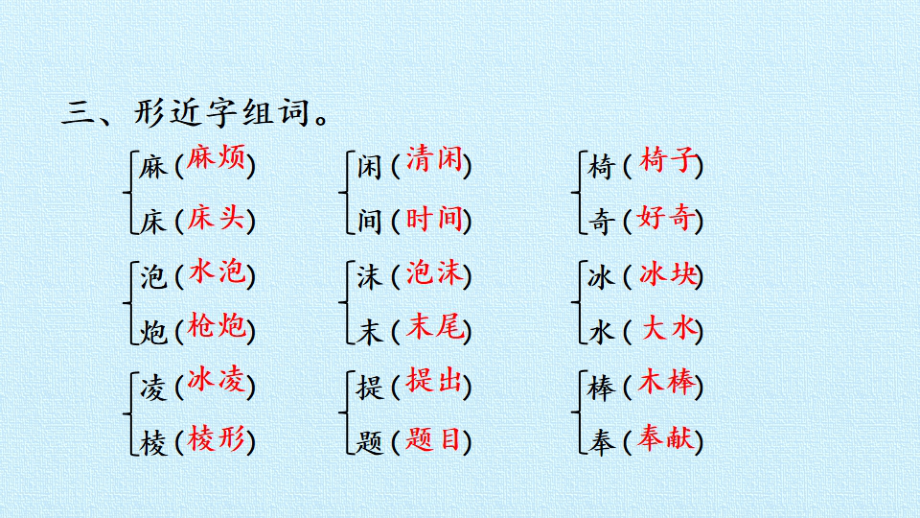 统编版2020年三年级语文下册 第五单元 复习课件（15页）_第5页