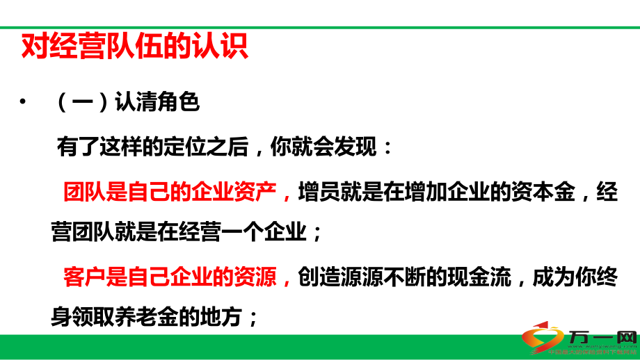 f对经营队伍和客户的认识63页_第3页