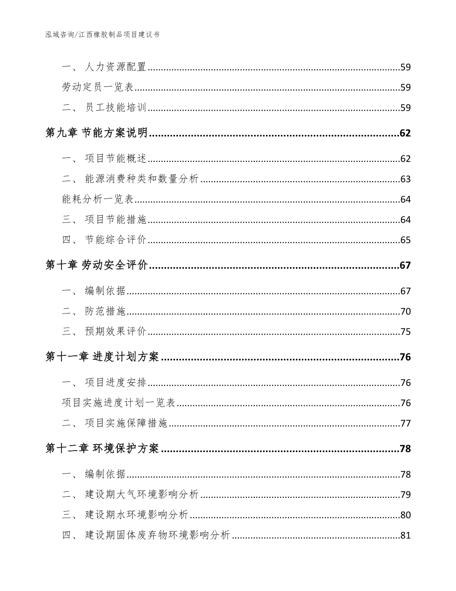 江西橡胶制品项目建议书参考模板_第3页