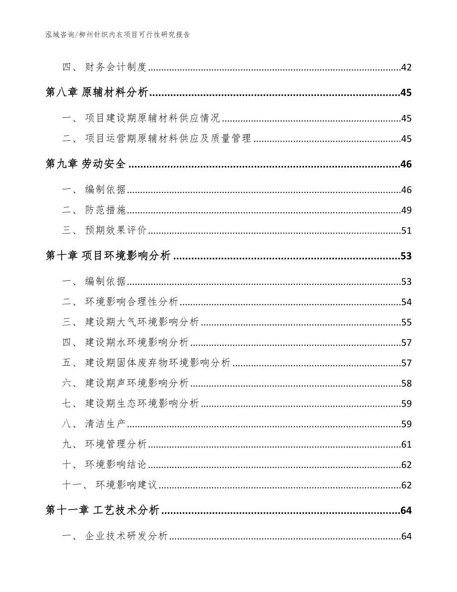 柳州针织内衣项目可行性研究报告参考范文_第4页