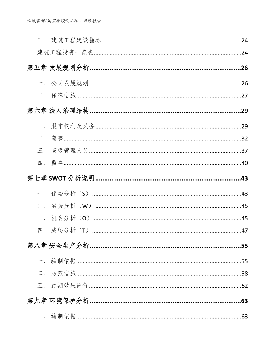 延安橡胶制品项目申请报告【模板参考】_第2页