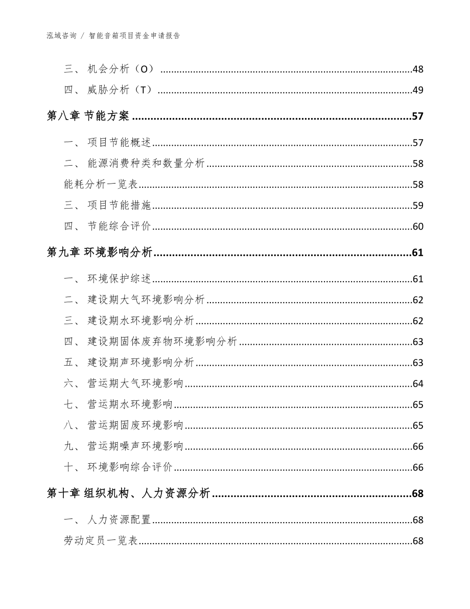 智能音箱项目资金申请报告模板_第4页