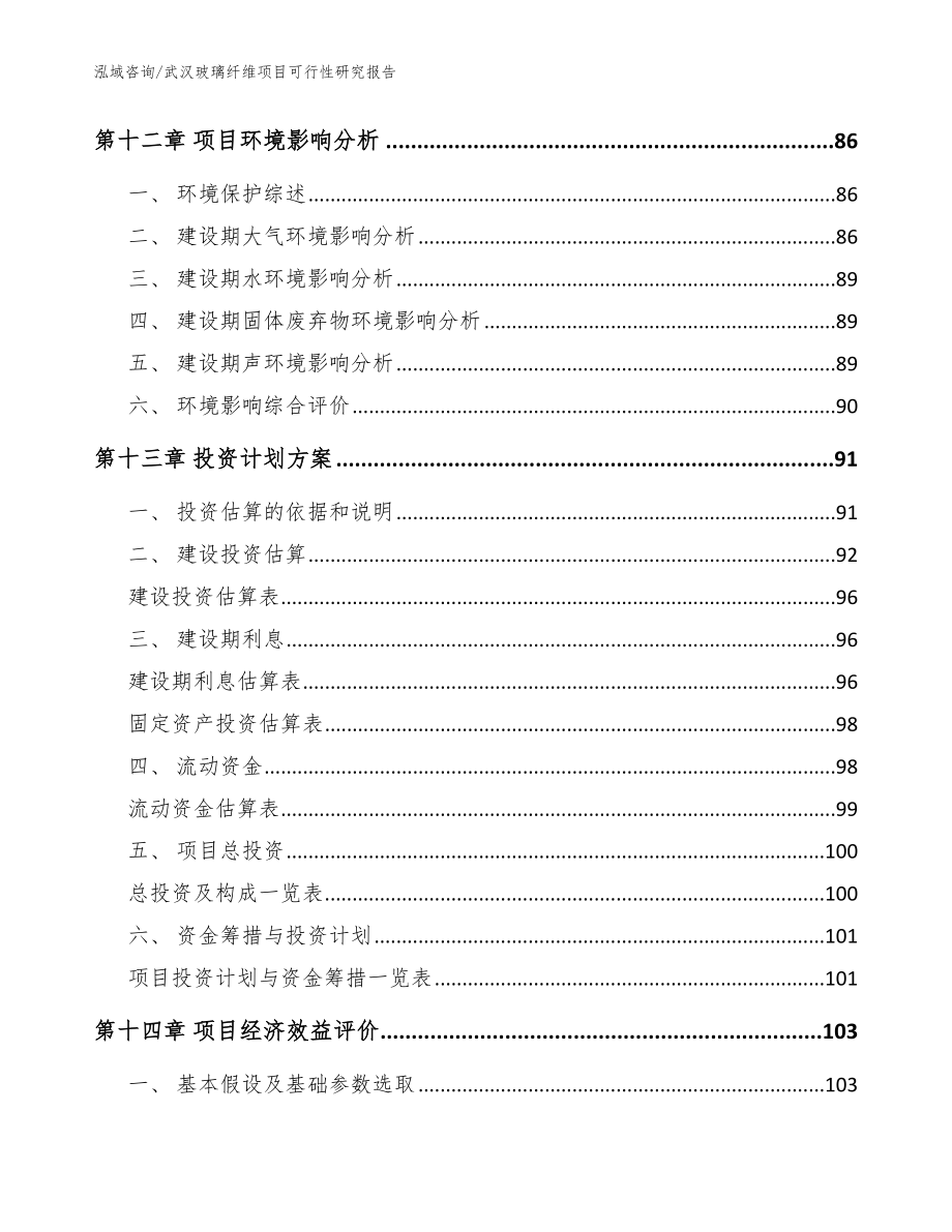 武汉玻璃纤维项目可行性研究报告【参考范文】_第4页