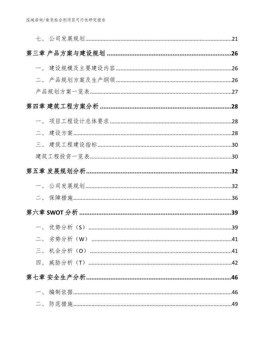 南京粘合剂项目可行性研究报告【模板】_第2页