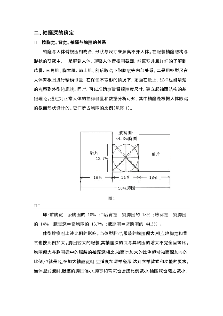 浅析袖窿深、袖山高的合理确定_第2页