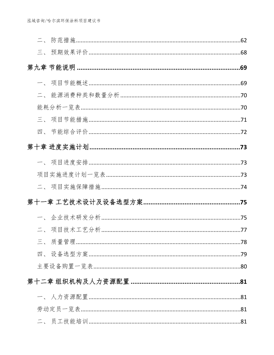 哈尔滨环保涂料项目建议书_模板参考_第4页