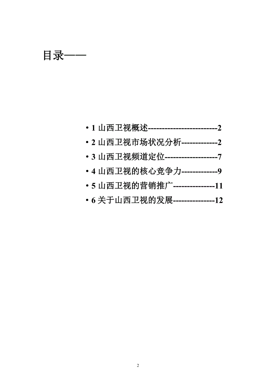 山西卫视频道定位及市场营销_第2页