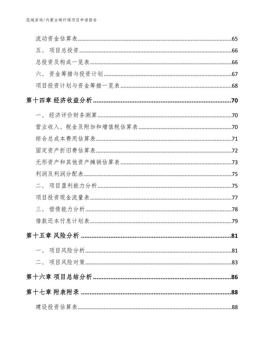 内蒙古碳纤维项目申请报告参考范文_第5页