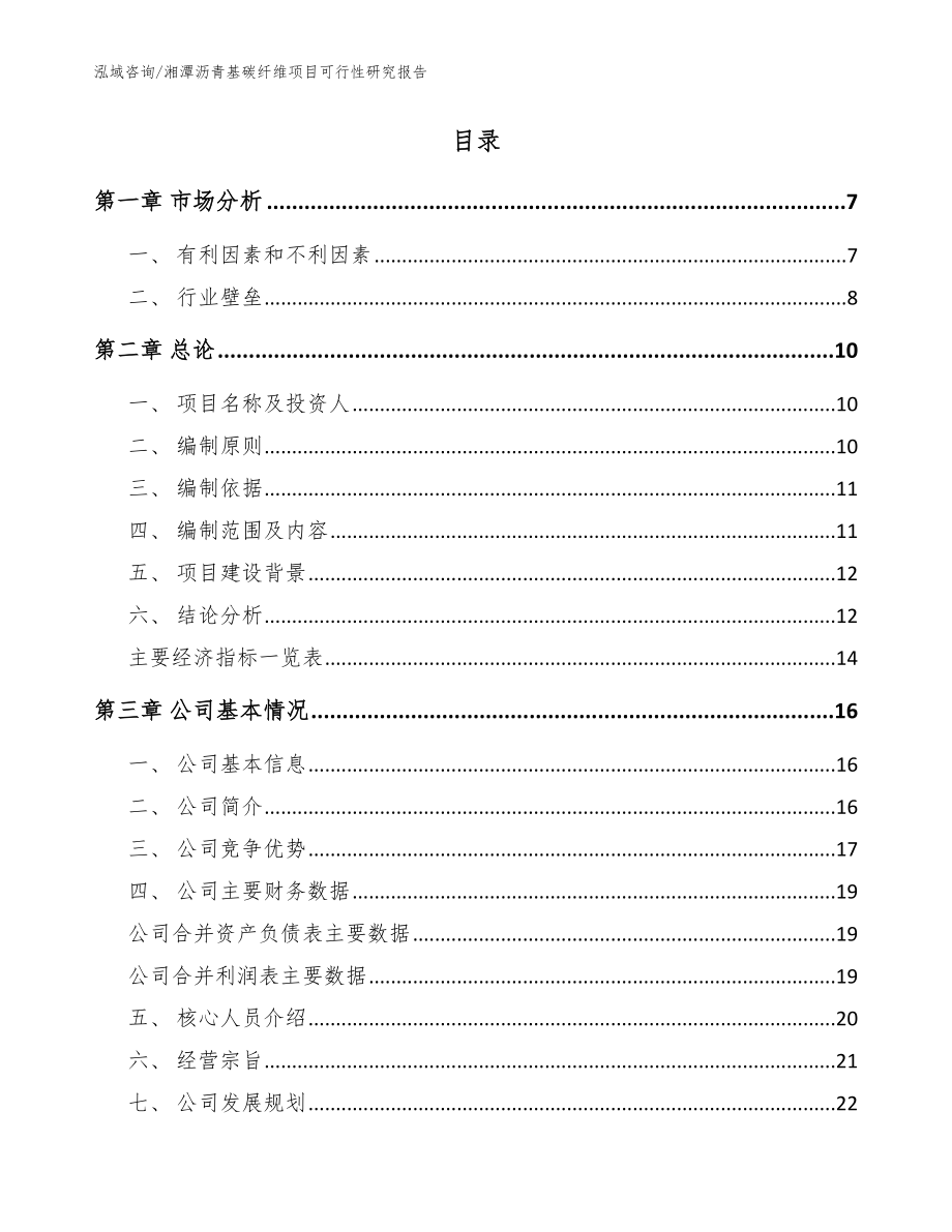 湘潭沥青基碳纤维项目可行性研究报告【范文参考】_第2页