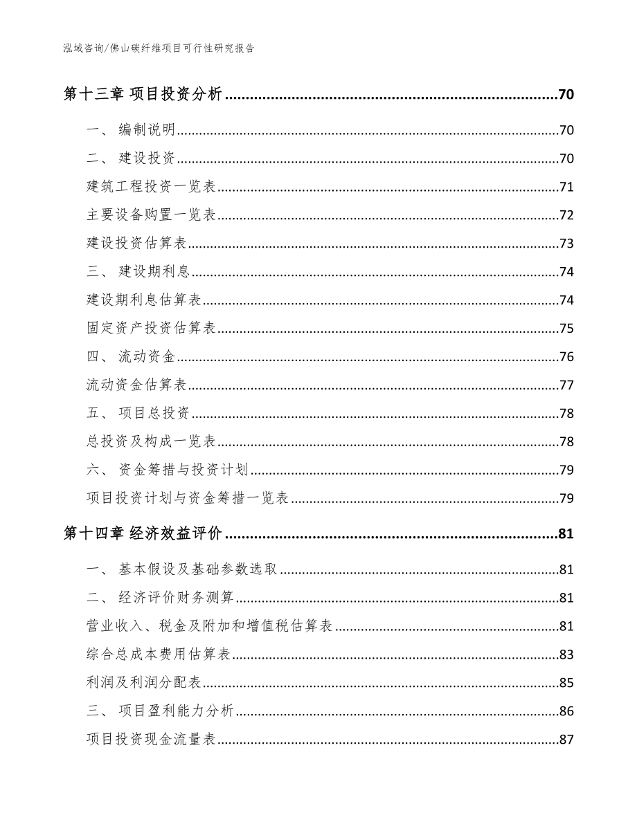 佛山碳纤维项目可行性研究报告（范文模板）_第4页