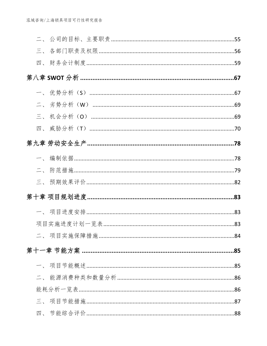 上海锁具项目可行性研究报告模板参考_第4页