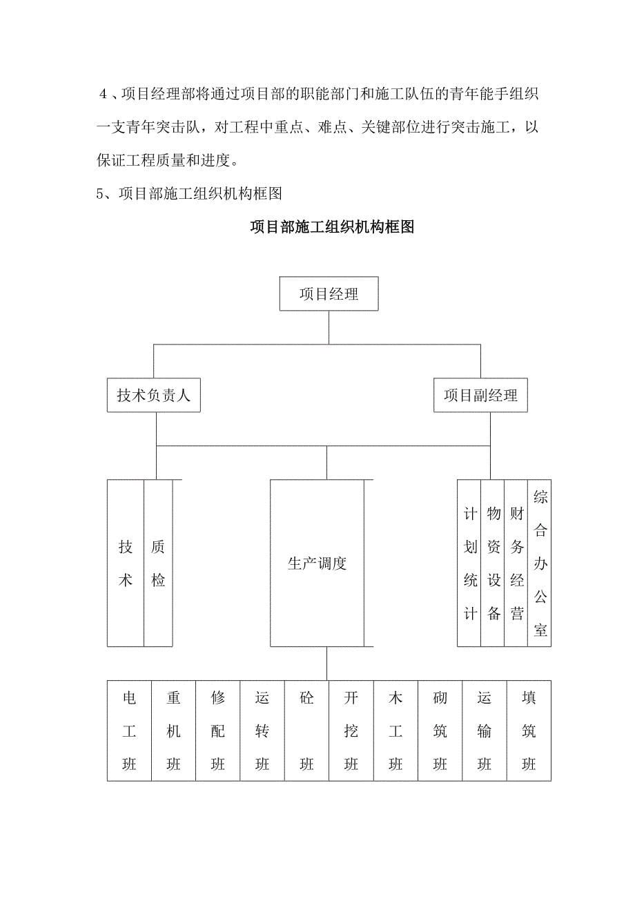 浦口区某河南段整治工程施工组织设计_第5页