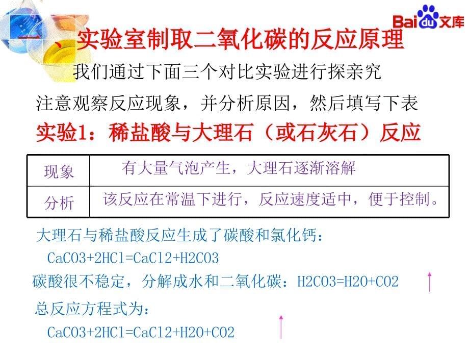 人教版初三化学第六单元课题2二氧化碳制取的研究课件的副本资料_第5页