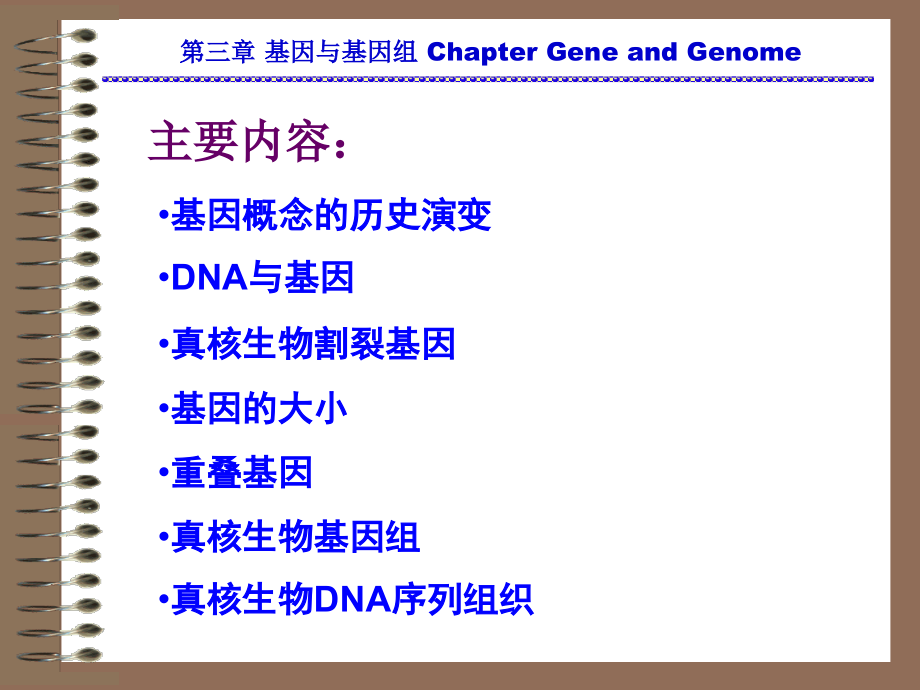 分子遗传课件130725第三章 基因与基因组_第2页
