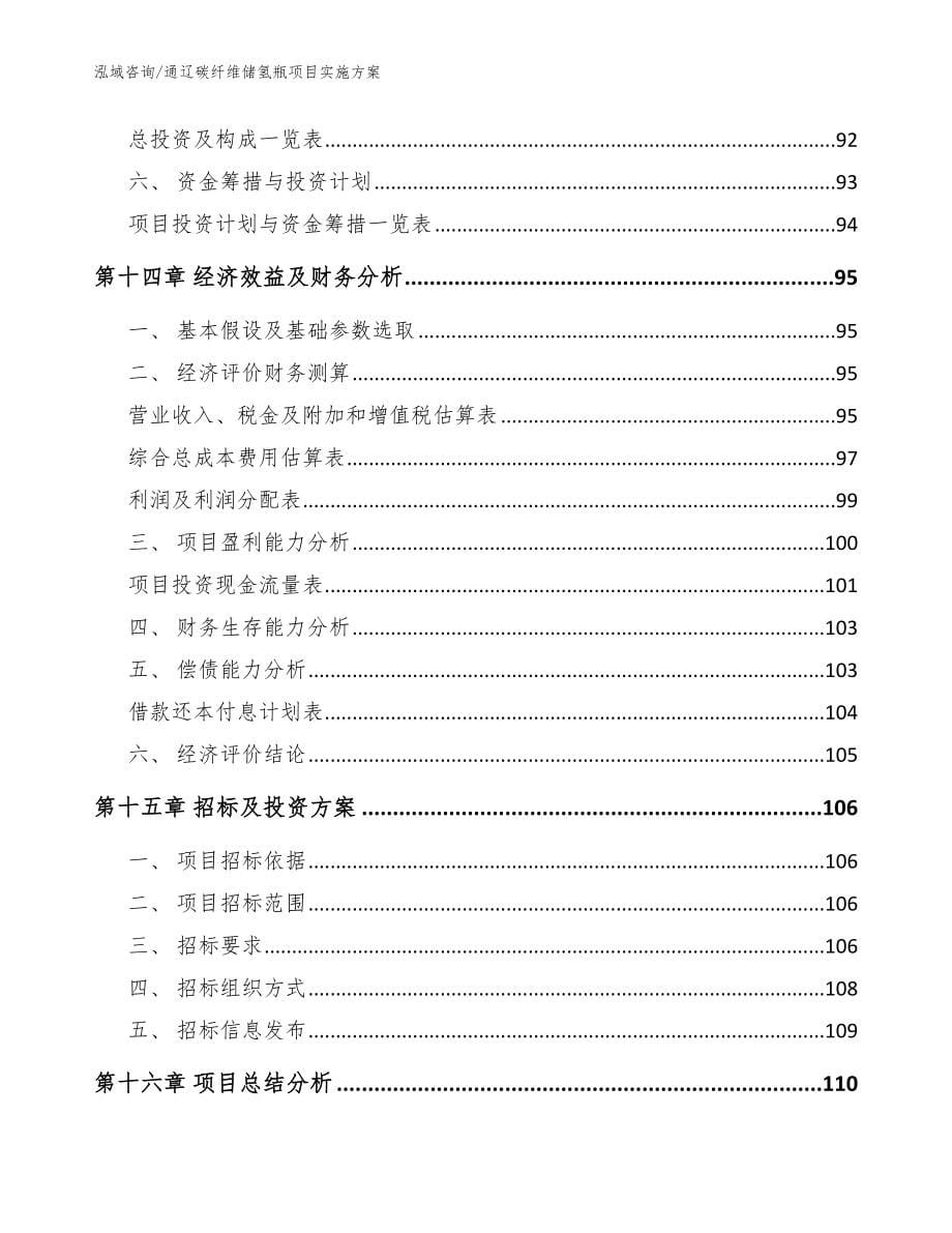 通辽碳纤维储氢瓶项目实施方案（范文）_第5页