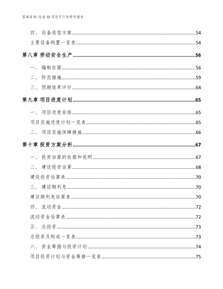 龙岩AR项目可行性研究报告_模板范本_第4页