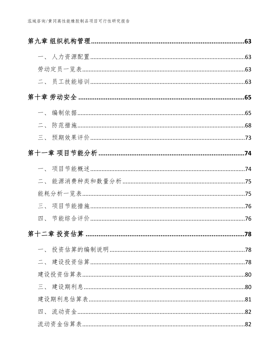 黄冈高性能橡胶制品项目可行性研究报告范文模板_第3页