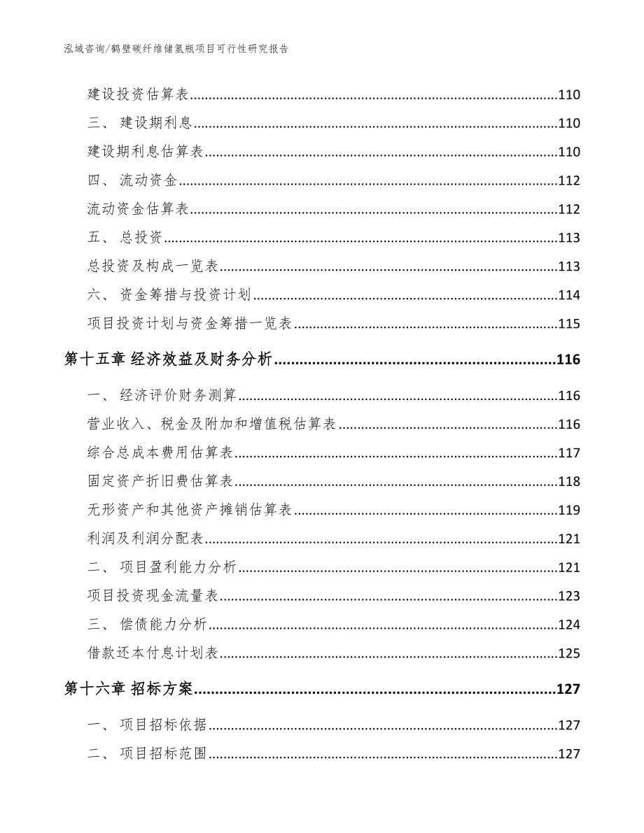 鹤壁碳纤维储氢瓶项目可行性研究报告【范文模板】_第5页