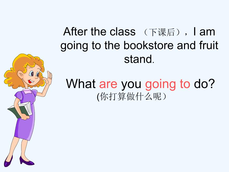 英语人教版六年级上册BeGoingTo用法讲解_第3页