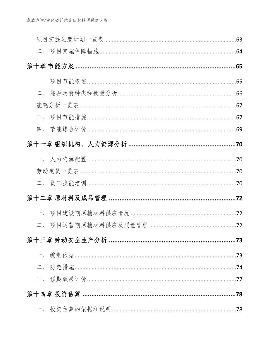 黄冈碳纤维光伏材料项目建议书【模板范本】_第4页