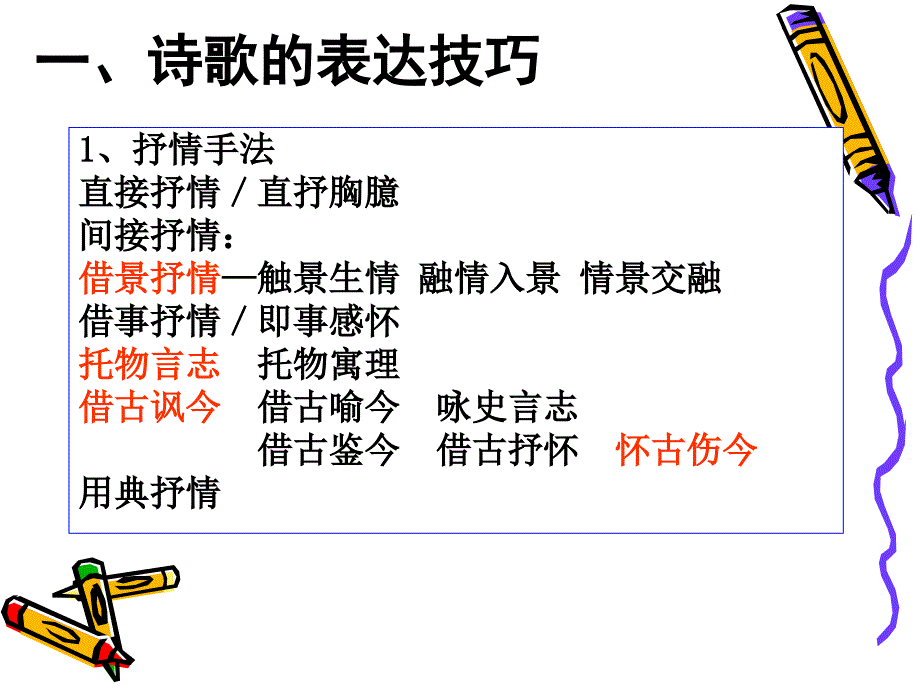 诗歌鉴赏（4）——表达技巧_第3页