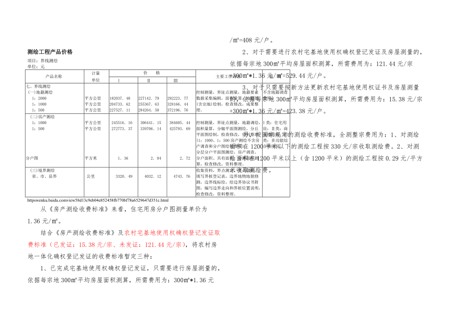 测绘房产收费标准参考_第2页