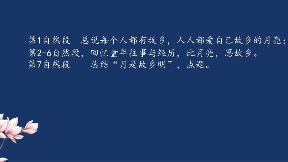 部编语文五年级下册第一单元《月是故乡明》ppt课件_第5页