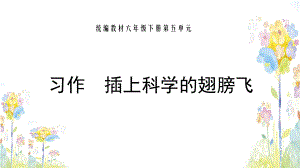 部编语文六年级下册第五单元习作：插上科学的翅膀飞ppt课件