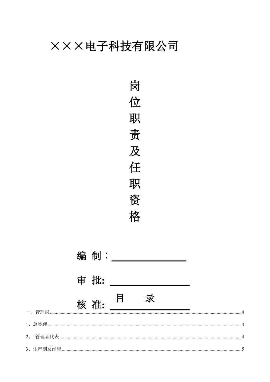 QW-X04岗位职责及任职资格_第1页