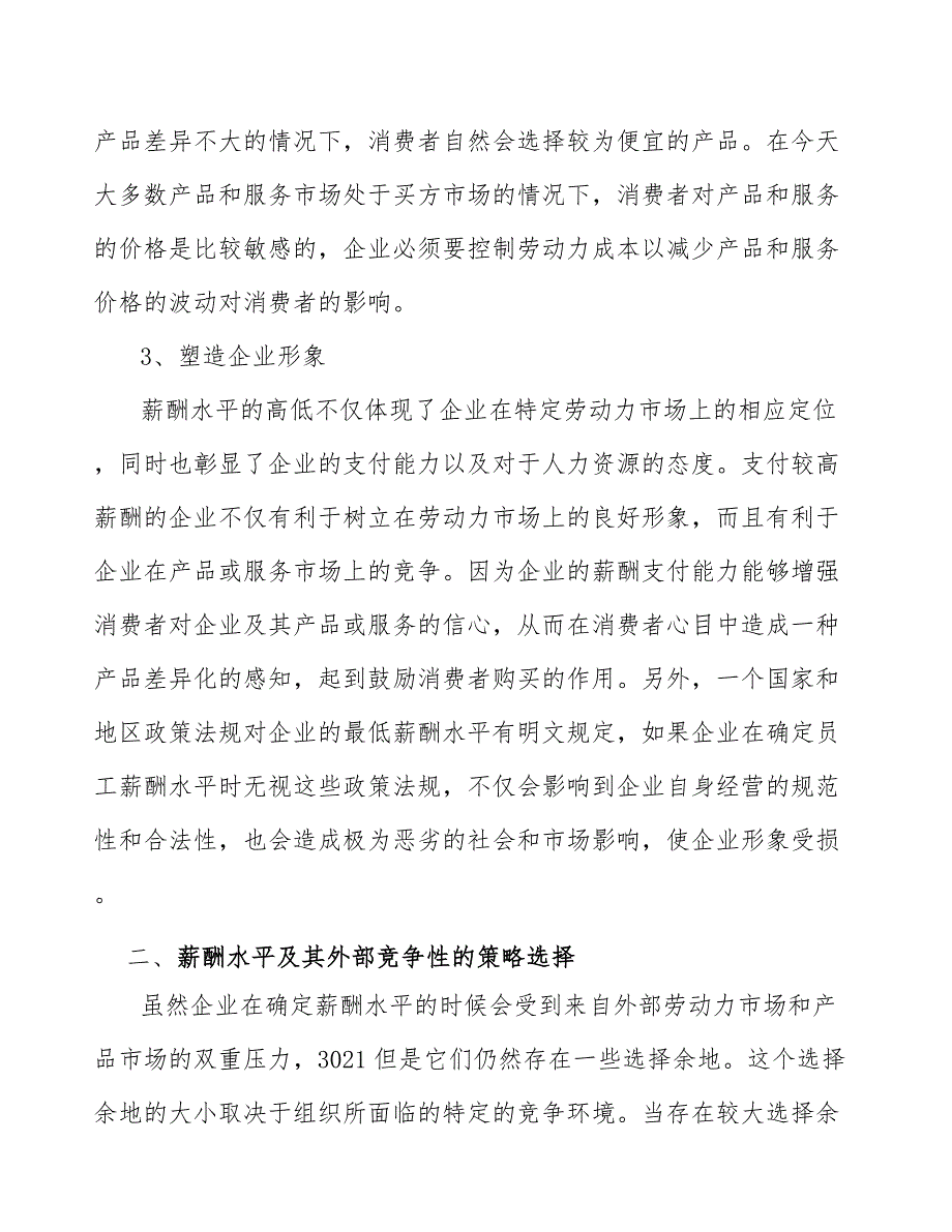 红外夜视镜项目薪酬水平分析（模板）_第4页