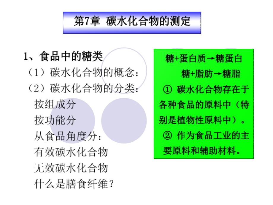 食品分析《碳水化合物的测定》(第7章)PPT课件_第3页