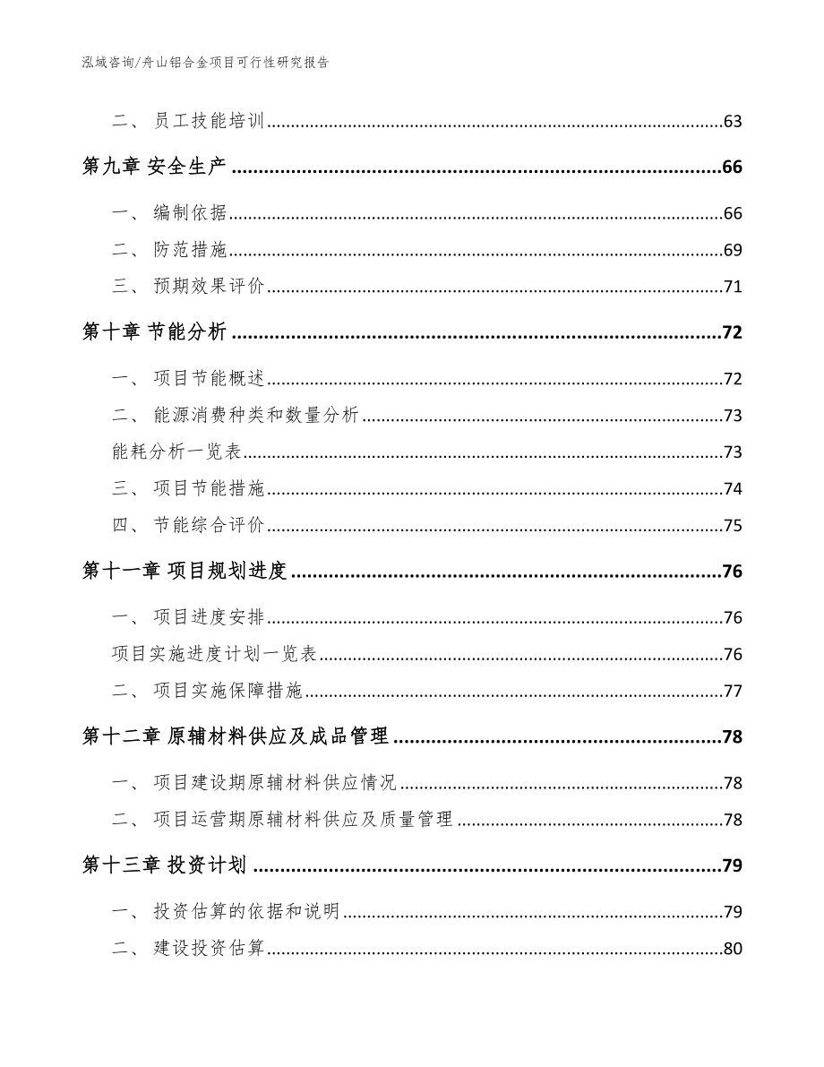 舟山铝合金项目可行性研究报告_模板_第3页