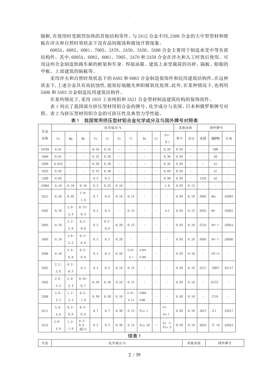 铝和铝合金大中型型材挤压技术_第2页